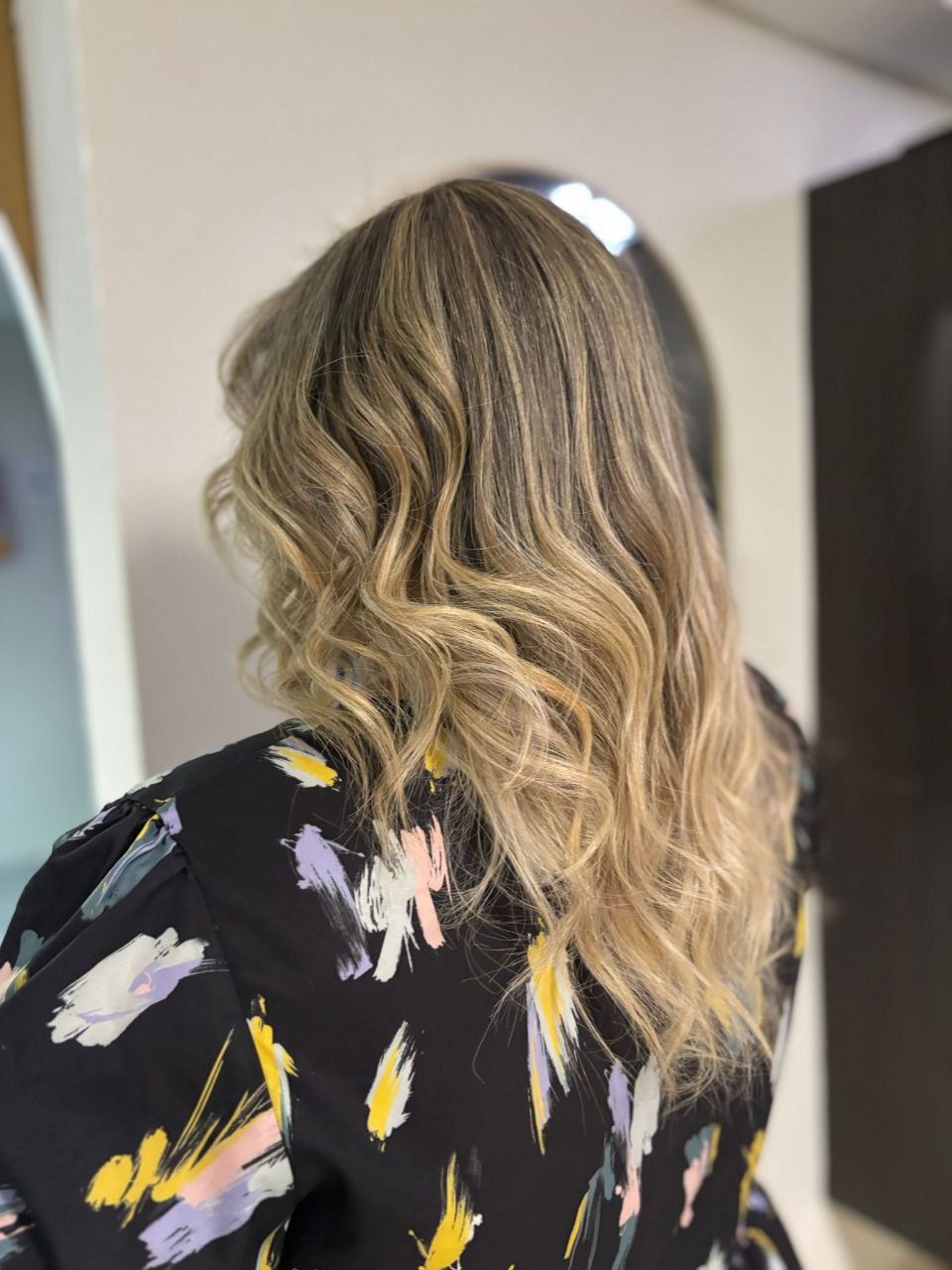 Ondas rubias doradas